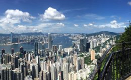 Quang cảnh Hồng Kông từ góc nhìn tại Núi Thái Bình